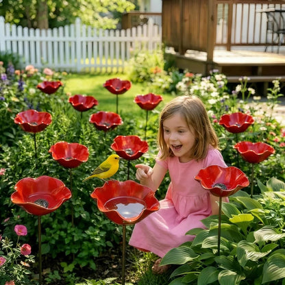 BlomKälla™ – Botanisk Vattenstation för Fåglar, Bin & Fjärilar