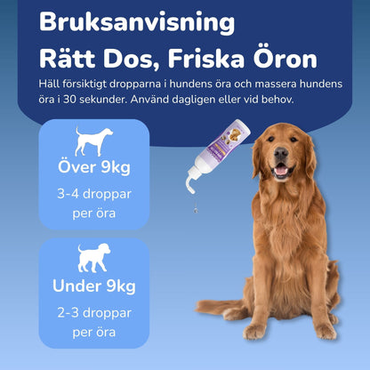 ÖraRo™ – Mild Öronrengöring för Hun