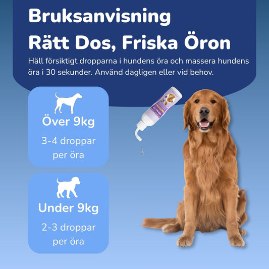 ÖraRo™ – Mild Öronrengöring för Hun