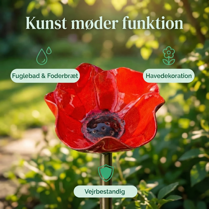 BlomKälla™ – Botanisk Vattenstation för Fåglar, Bin & Fjärilar