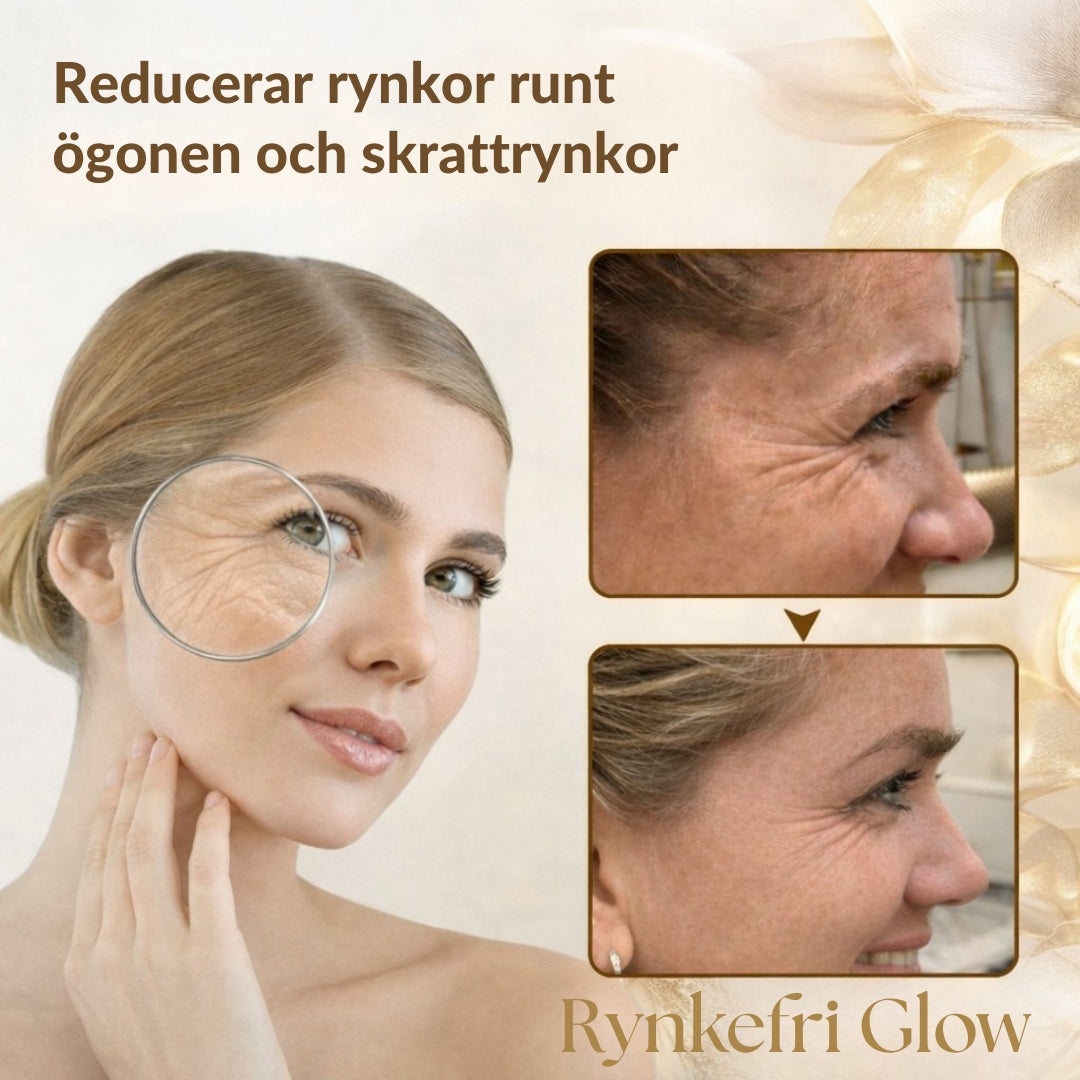 Rynkefri Glow™ - Synligt Minskar Rynkor På Bara 17 Minuter