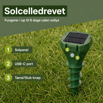 MaroSkydd™ - Håller mullvadar borta utan gift eller fällor
