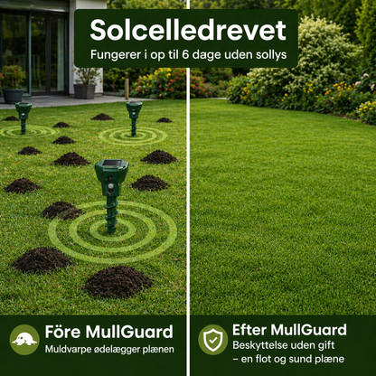 MaroSkydd™ - Håller mullvadar borta utan gift eller fällor