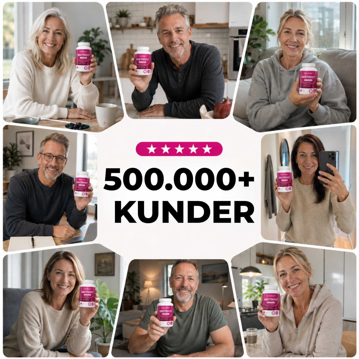 RoeKraft™ Kapsler | Støt en sund blodcirkulation med naturlige rødbedekapsler