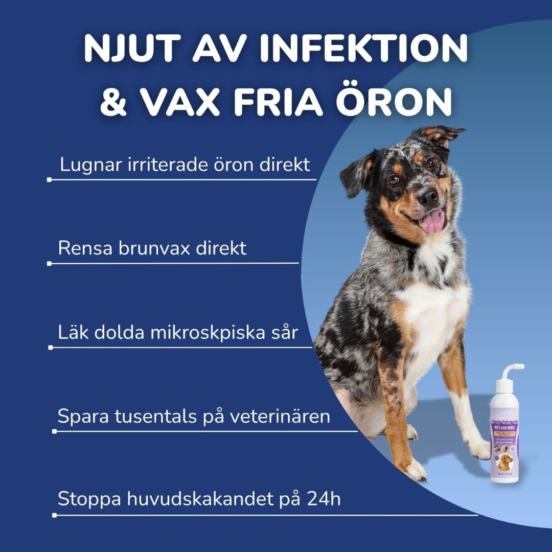 ÖraRo™ – Mild Öronrengöring för Hun