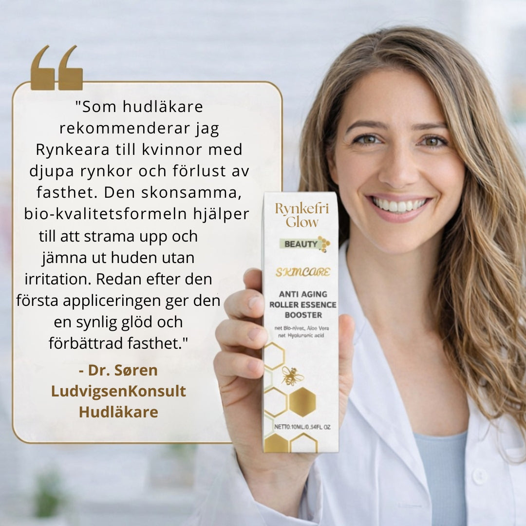 Rynkefri Glow™ - Synligt Minskar Rynkor På Bara 17 Minuter