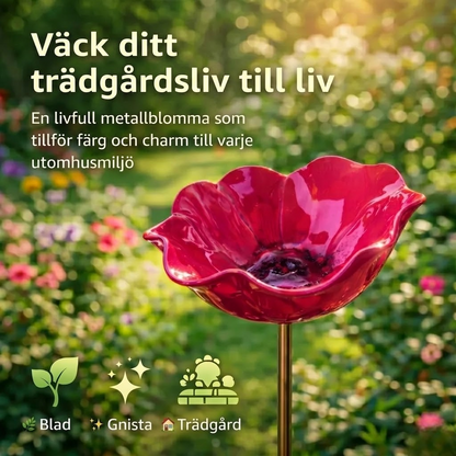 BlomKälla™ – Botanisk Vattenstation för Fåglar, Bin & Fjärilar