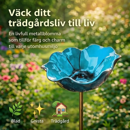 BlomKälla™ – Botanisk Vattenstation för Fåglar, Bin & Fjärilar