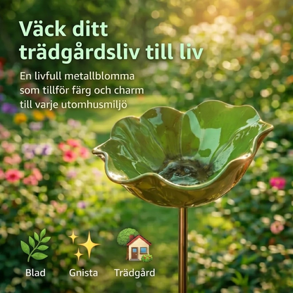 BlomKälla™ – Botanisk Vattenstation för Fåglar, Bin & Fjärilar
