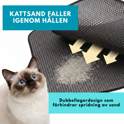 SandStop™ - Haller kattgrus pa sin plats