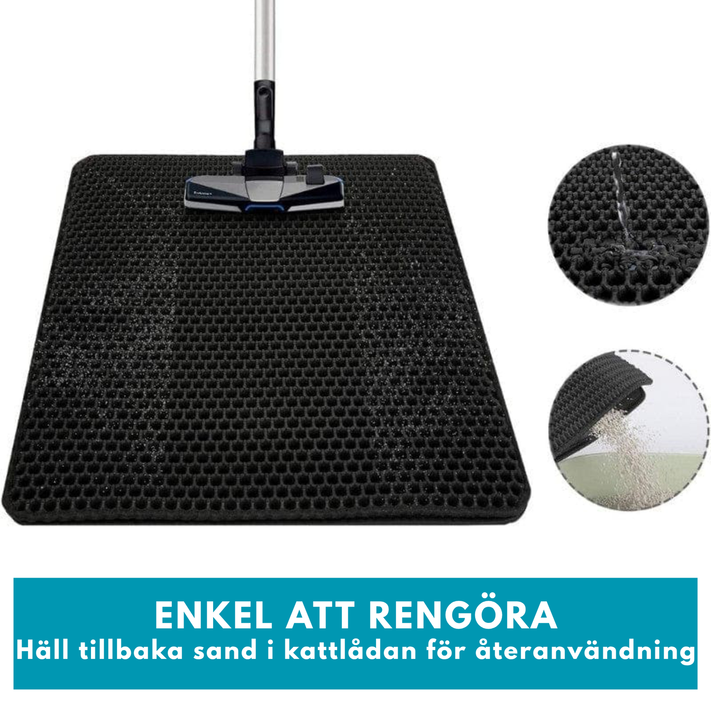 SandStop™ - Haller kattgrus pa sin plats