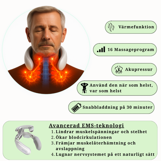 LindraNack™ - Effektiv nackmassage hemma